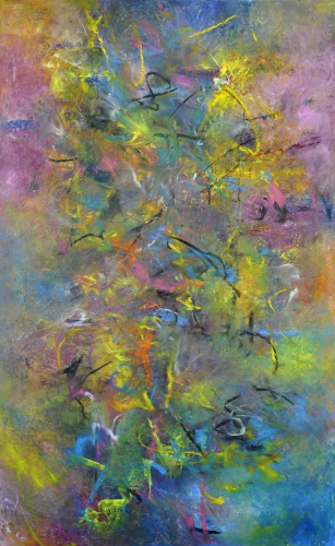 "Momentum," 48x30" oil on canvas