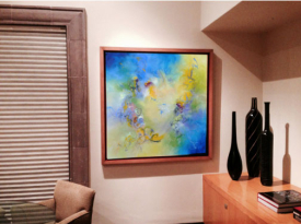 Pippin's Painting in Collectors' Mexico Home